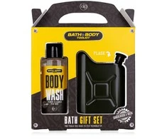 Kūno priežiūros dovanų rinkinys Accentra Men Bath &amp; Body Toolkit Body Care Kit (Dušo gelis 100 ml,  Nerūdijančio plieno gertuvė 115 ml )