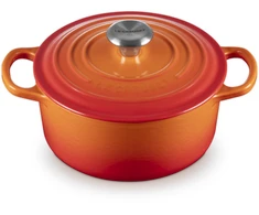 Le Creuset Signature Casserole apvalus puodas, 18 cm | spalva: oranžinė