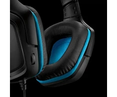 Logitech G432 7.1 Surround Sound ausinės su laidu žaidimams, Juodos