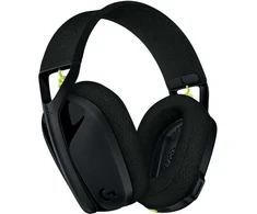 Žaidimų ausinės Logitech G435 Lightspeed, juodos/neoninės geltonos spalvos
