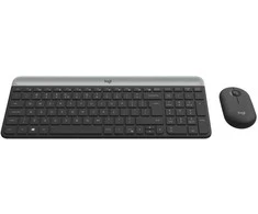 Logitech MK470 Slim Wireless Combo, belaidė klaviatūra ir pelė, US išdėstymas, Grafito spalvos