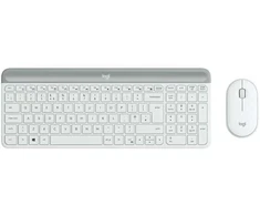 Belaidė klaviatūra ir pelė MK470 Slim Wireless Combo, US išdėstymas, Baltos spalvos