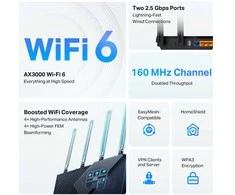 Maršrutizatorius TP-Link Archer AX55 Pro AX3000 Multi-Gigabit Wi-Fi 6