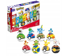 Mattel Mega Pokémon Beginner Trainer Team veiksmo figūrėlių rinkinys, 8 Pokémonai