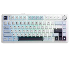 Mechaninė belaidė žaidimų klaviatūra Aula F75 Mechanical RGB TKL Ice Vein Switch, EN / RU išdėstymas