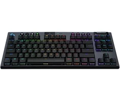 Mechaninė žaidimų klaviatūra Logitech G915 X TKL Tactile, US International, Juoda