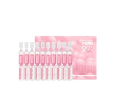 Medicube PDRN Pink One Day Serum atnaujinamojo poveikio veido serumas spindesiui ir drėkinimui suteikti, 10x1,5 ml