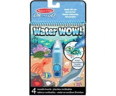 Piešimo rinkinys Melissa &amp; Doug On the Go Water Wow! Under The Sea Water Reveal Pad, 19445