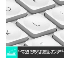 Minimalistinė Belaidė Klaviatūra su apašvietimu Logitech MX Keys Mini, Pilkos spalvos, US tarptautinis (Qwerty) išdėstymas