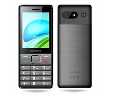 Mobilusis telefonas „myPhone 7340“, Dual SIM, 2,8″ IPS, 128 MB / 48 MB, 4G, sidabrinis