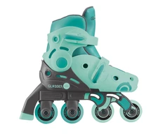 Mokomieji riedučiai Globber Learning Skates 2in1, S/M 30-33, 5+ m., mėtiniai