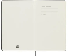 Darbo kalendorius Moleskine, be datos, L, kietas viršelis, juodas