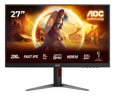 Žaidimų monitorius AOC 27G4HA | 27 colių/  Fast IPS | FHD | 16:9 | 200 Hz | 0.5 ms | 1920 x 1080 pikselių | 300 cd/m² | HDMI jungtys quantity 2
