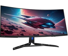Monitorius Lenovo Legion R34w-30 | 34" | WQHD | 3440x1440 | VA | 1500R | 180Hz