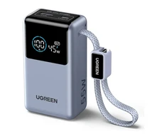 Nešiojama baterija UGREEN PB727 10000mAh, 55W, USB-C + USB-A, greitasis įkrovimas