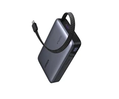 Nešiojamas įkroviklis UGREEN Nexode 20000mAh 67W su ištraukiamu USB-C laidu