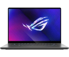 Nešiojamas kompiuteris ASUS ROG Zephyrus 16 GU605MI-QR268W – 16 colių WQXGA 240Hz OLED ekranas, Intel Core U7-155H procesorius, 16 GB RAM, 1 TB SSD, GeForce RTX 4070, Windows 11 Home