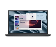 Nešiojamas kompiuteris Dell Pro 15 Essential PV15255 su AMD Ryzen 5 7520U, 8 GB RAM, 512 GB SSD, 15,6" FHD ekranu, WLAN + Bluetooth, US klaviatūra ir Windows 11 Pro.