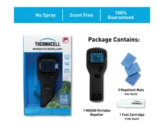 Nešiojamas repelentas nuo uodų ThermaCell MR-300L, juodos spalvos