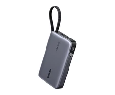 Nešiojamasis įkroviklis 20 000 mAh UGREEN PB551, 145 W, USB ir USB-C, su integruotu kabeliu