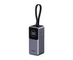 Nešiojamasis įkroviklis UGREEN Powerbank 20000mAh PB723, USB 2x USB-C, 130W, pilkos spalvos