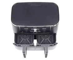 Ninja Foodi MAX dviejų zonų gruzdintuvė AF400EU, 9,5 l, Juoda