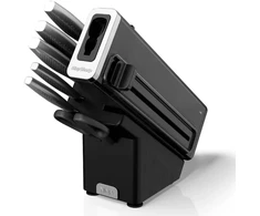 Ninja StaySharp nerūdijančio plieno 6 dalių peilių rinkinys su mediniu bloku – K62006EUUK