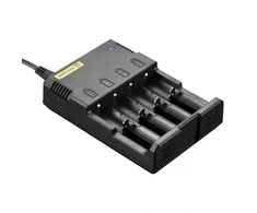 Nitecore NEW i4 išmanusis keturių lizdų baterijų įkroviklis, 1500 mA
