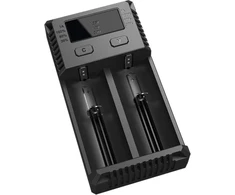 Nitecore NEW i2 išmanusis dviejų lizdų baterijų įkroviklis, 1000 mA