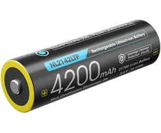 Nitecore NL2142LTP 21700 Li-Ion įkraunama baterija pritaikyta žemai temperatūrai, 4200 mAh, 8 A