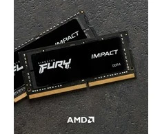 Operatyvioji atmintis (RAM) Kingston Fury Impact, 32GB (16GB 2G x 64-Bit x 2 vnt.) | KF432S20IBK2/32