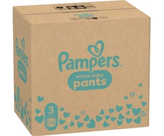 Pampers Pants sauskelnės-kelnaitės, 3 Dydis, 204 vnt., 6–11 kg