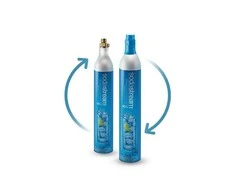 SODASTREAM AlcoJet angliarūgštės (CO2) cilindro papildymas, 60L (privalomas tuščio CO2 cilindro grąžinimas) mėlynas