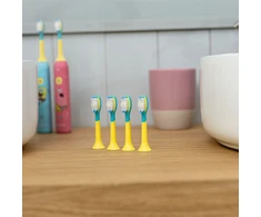 Keičiamos dantų šepetėlio galvutės „Beurer SC Wavy Clean“, vaikams nuo 6 metų, 4 vnt.