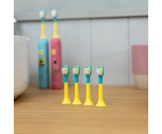Keičiamos dantų šepetėlio galvutės „Beurer SC11 Wavy Soft“, vaikams nuo 3 metų, 4 vnt.