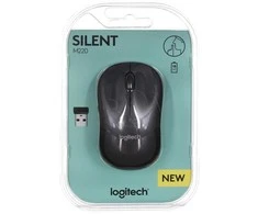 Belaidė pelė LOGITECH M220 Silent Juodai pilka