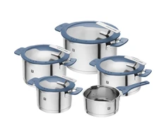 Puodų rinkinys Zwilling Simplify, 5 vnt., su melsvais dangčiais