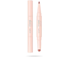 PUPA Milano Vamp! Creamy Duo Lūpų kontūro pieštukas ir blizgūs lūpų dažai, spalva - 007 Peach Nude