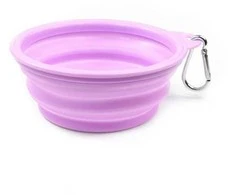 Record silikoninis kelioninis dubenėlis, sulankstomas Ø 18 cm - talpa 1 l, spalva: Lilac