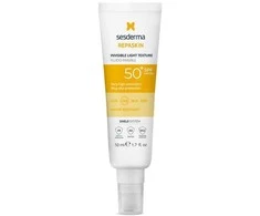 Sesderma Repaskin Invisible Light Texture Apsauginis fluidas nuo saulės su SPF50+, 50 ml