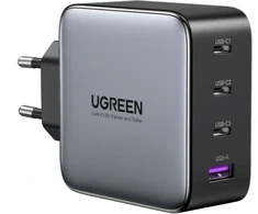Sieninis įkroviklis UGREEN Nexode 100W, 3x USB-C + USB-A, GaN, Power Delivery, sulankstomas kištukas