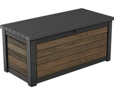 Sodo dėžė Keter Deco 630 L, spalva: walnut (graikinis riešutas)