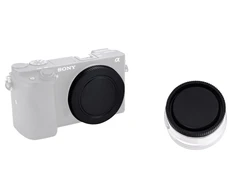 Sony E-mount Fotoaparato objektyvo ir korpuso dangtelių komplektas (ALC-R1EM + ALC-B1EM)