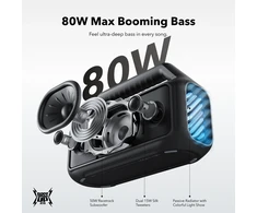 Soundcore Motion Boom 2 nešiojama kolonėlė, juodos spalvos