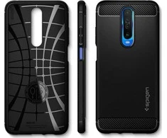 Spingen Rugged Armor telefono dėklas skirtas Poco X2, Xiaomi Redmi K30, juodas