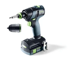 Suktuvas-gręžtuvas Festool TXS 18 C 3,0-Plus 18 V; 2x3,0 Ah akum.