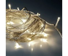 LED lempučių girlianda 60, 10 m, Šilta balta spalva