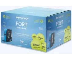Slingerbag Slinger Dunlop Fort Xtra Life P/less, 72 ball box