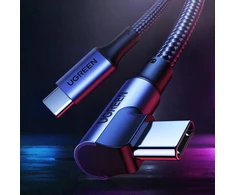 Kampinis įkrovimo laidas UGREEN US334 USB-C–USB-C, 5 A, PD 100 W, 1 m