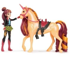 Unicorn Academy Lėlė Valentina ir vienaragis Cinder